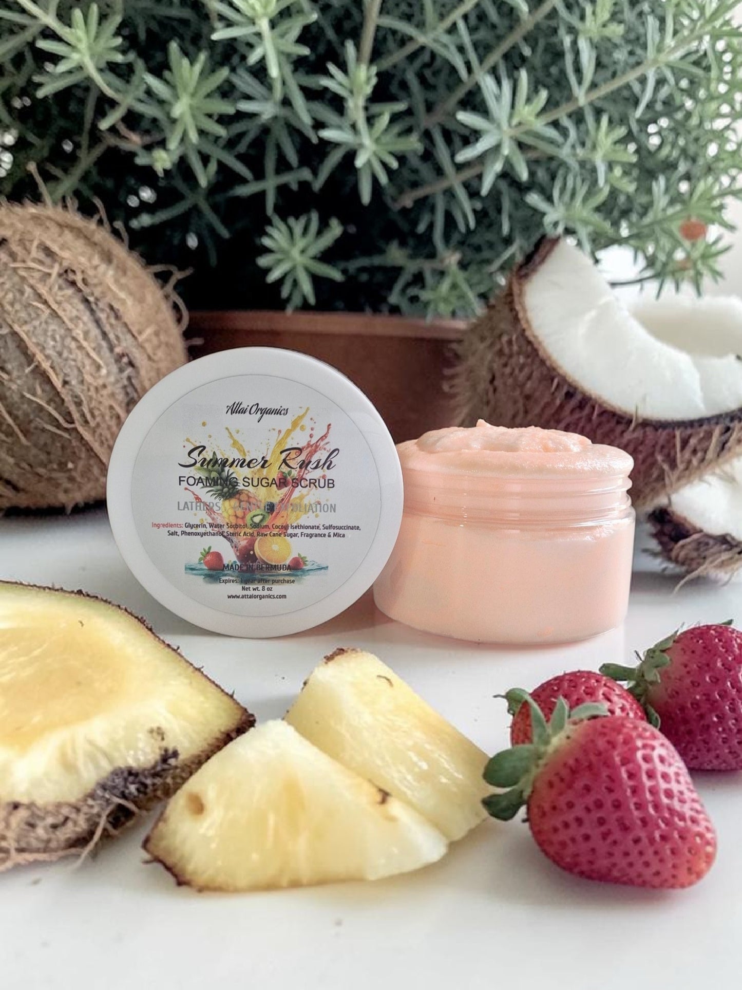 ' Summer Rush ' Foaming Sugar Scrub