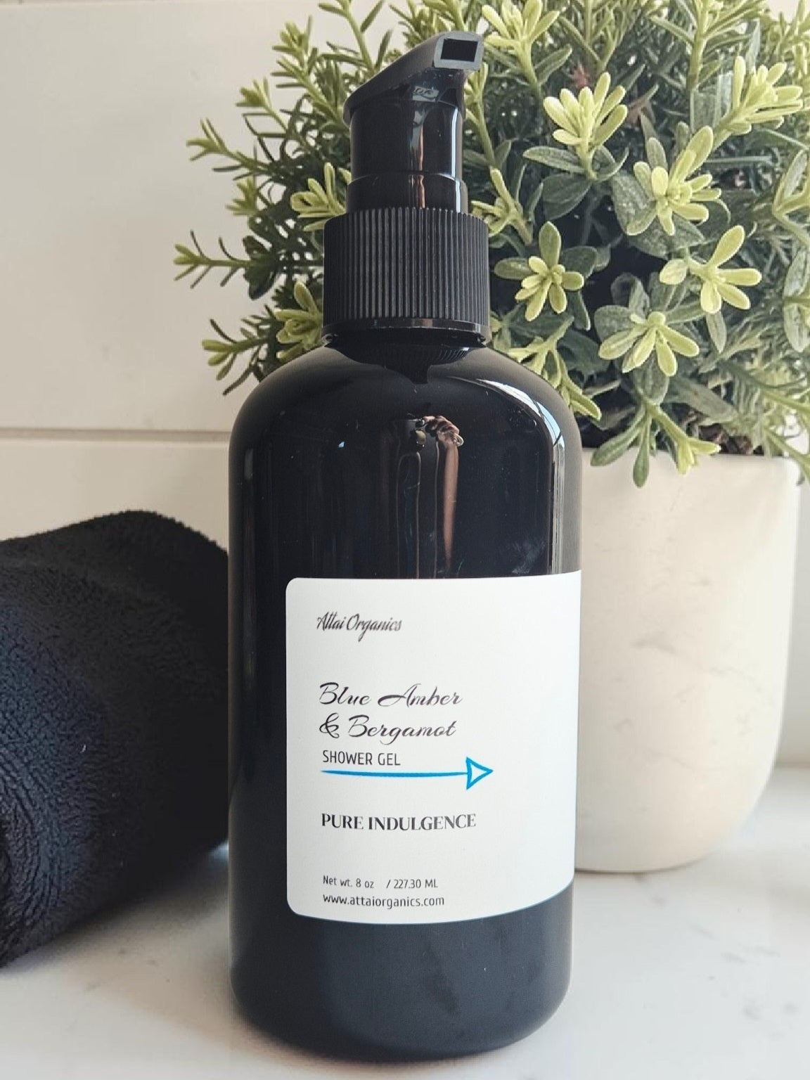 ' Blue Amber & Bergamot ' Shower Gel