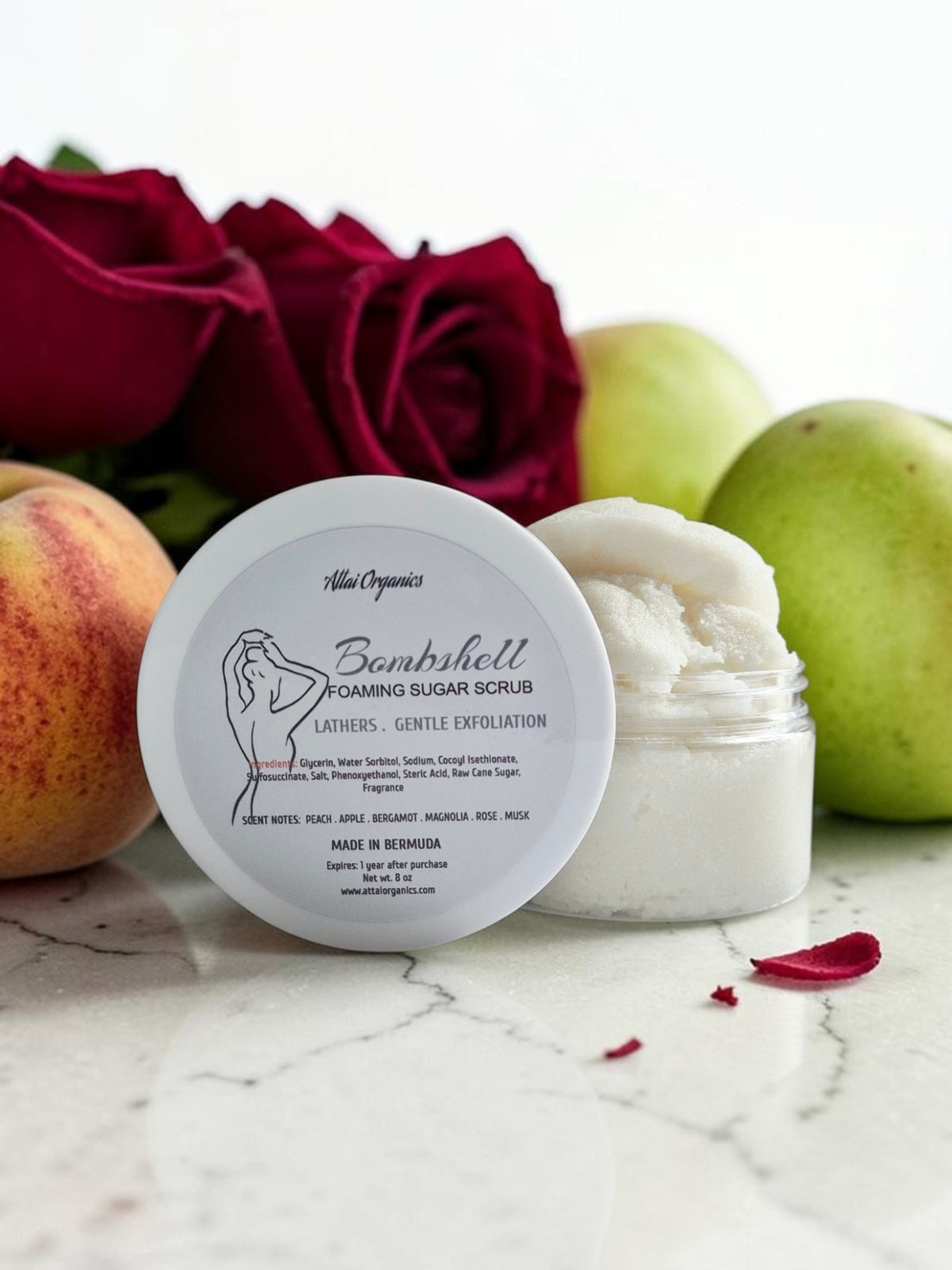 " Bombshell " Foaming Sugar Scrub