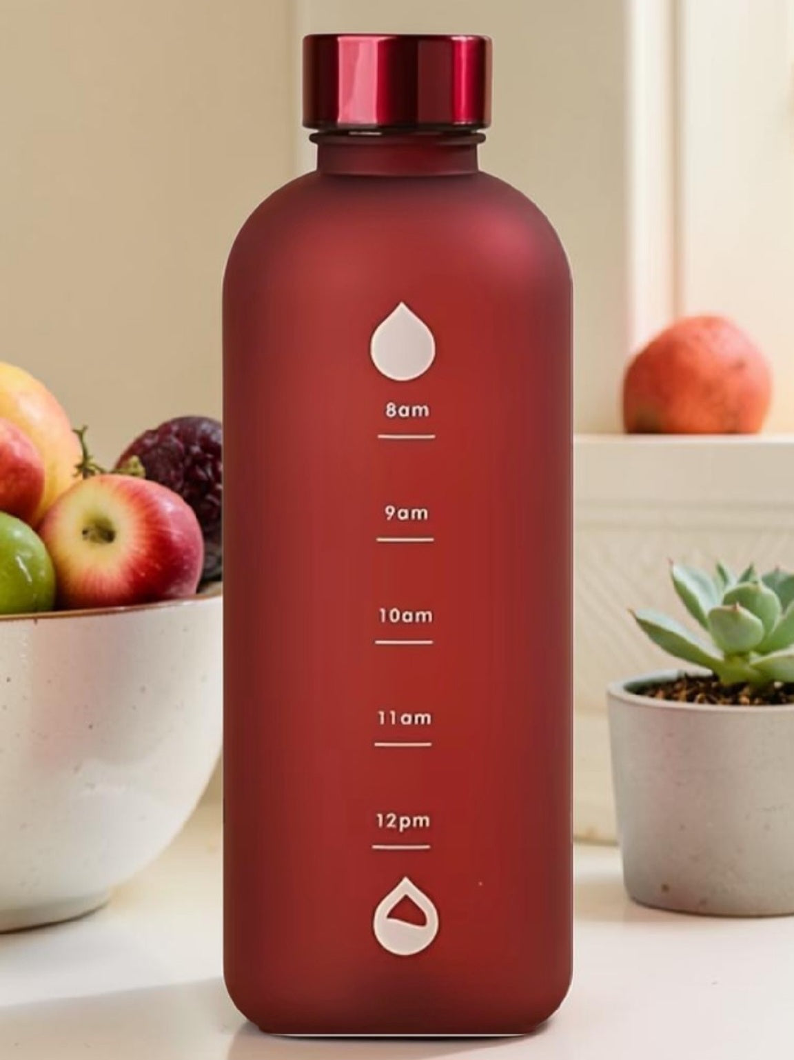 Dual-Capacity Frosted Outdoor Portable Water Bottle