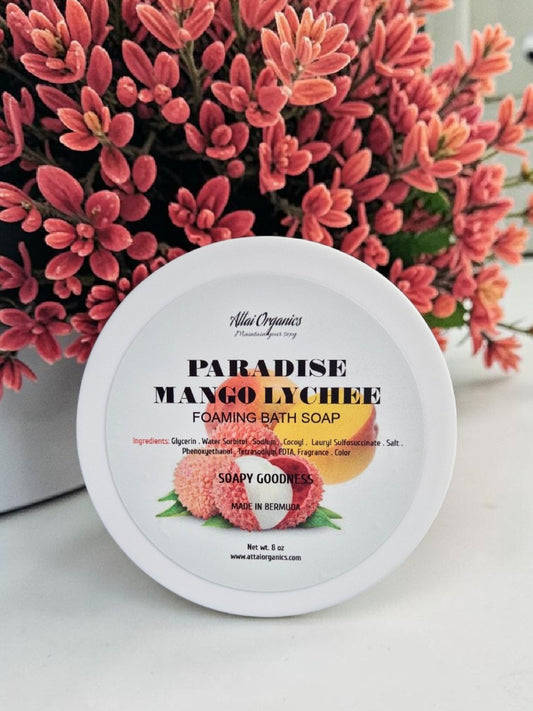 'Paradise Mango Lychee’ Foaming Bath Soap