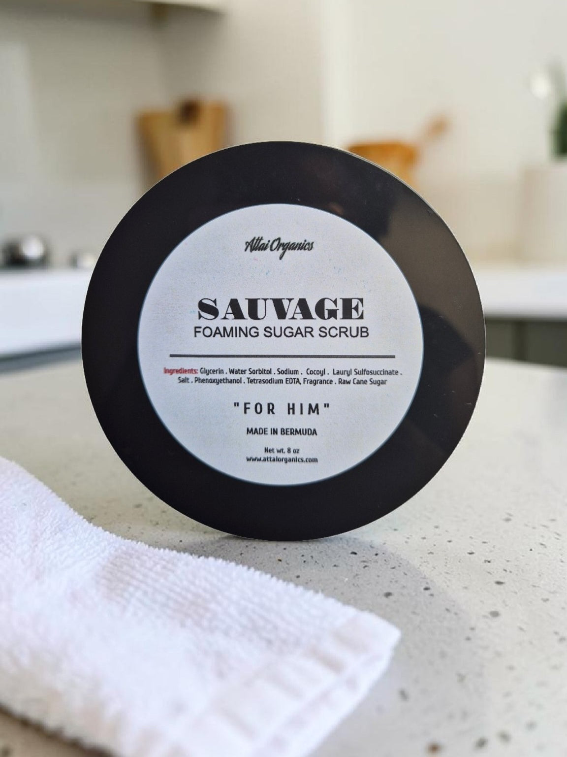 ' Sauvage " Foaming Sugar Scrub