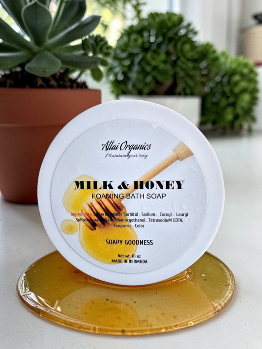 'Milk & Honey’ Foaming Bath Soap
