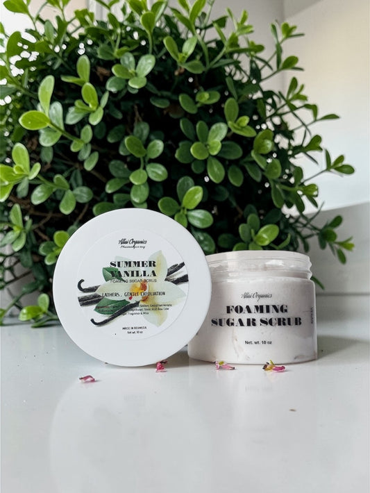 ' Summer Vanilla ' Foaming Sugar Scrub