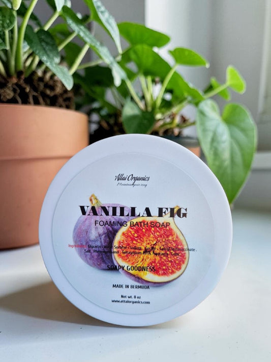 ' Vanilla Fig ' Foaming Bath Soap