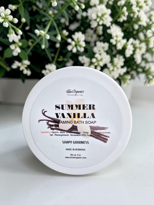 ' Summer Vanilla ' Foaming Bath Soap