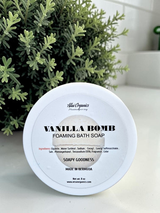 ' Vanilla Bomb ' Foaming Bath Soap