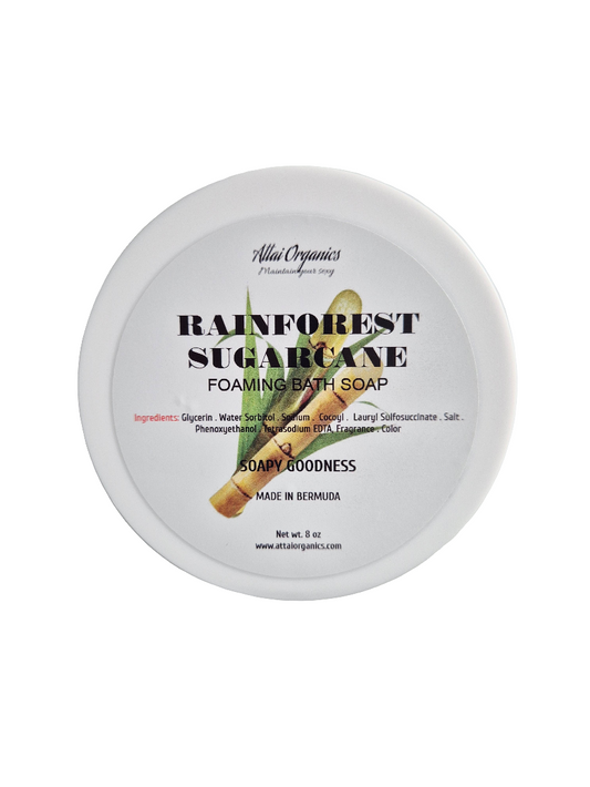 ' Rainforest Sugarcane ' Foaming Bath Soap