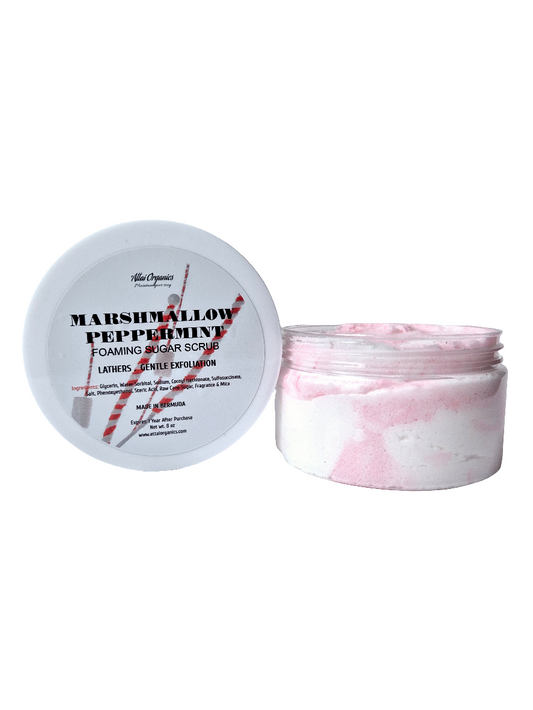 ' Marshmallow Peppermint ' Foaming Sugar Scrub