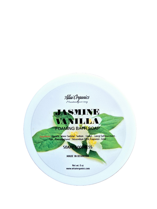 ' Jasmine Vanilla ' Foaming Bath Soap