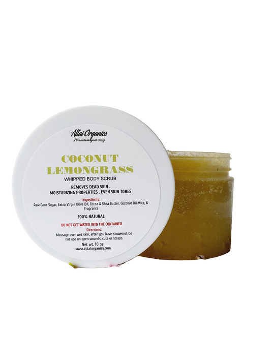 'Coconut Lemongrass' Whipped Body Scrub