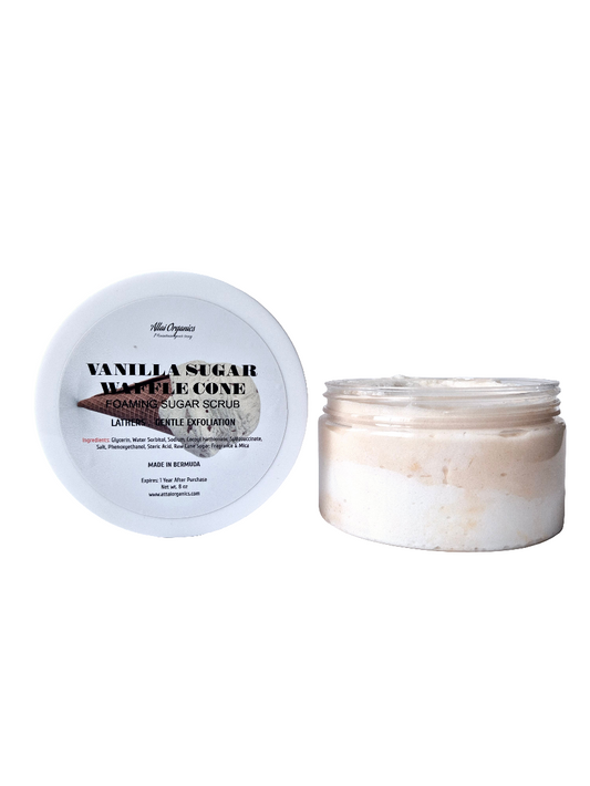 ' Vanilla Sugar Waffle Cone ' Foaming Sugar Scrub