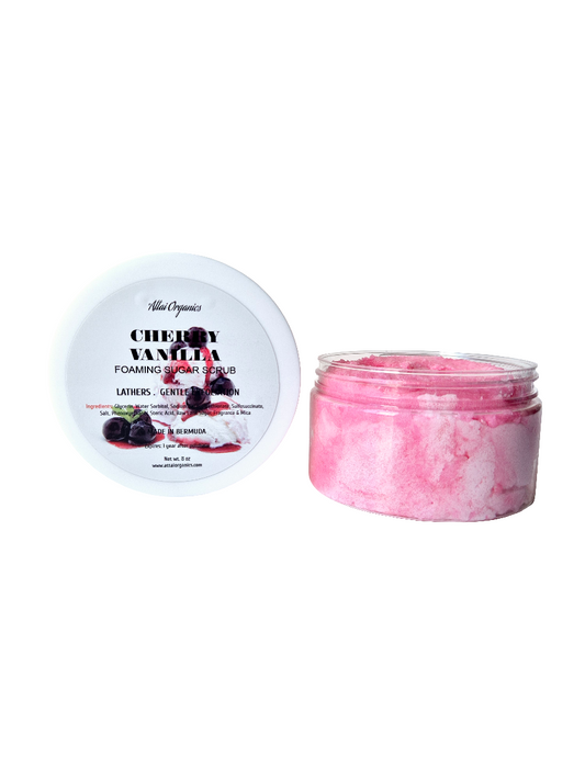 ' Cherry Vanilla ' Foaming Sugar Scrub