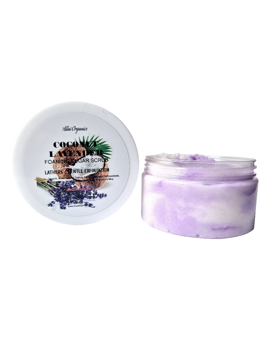 ' Coconut Lavender ' Foaming Sugar Scrub