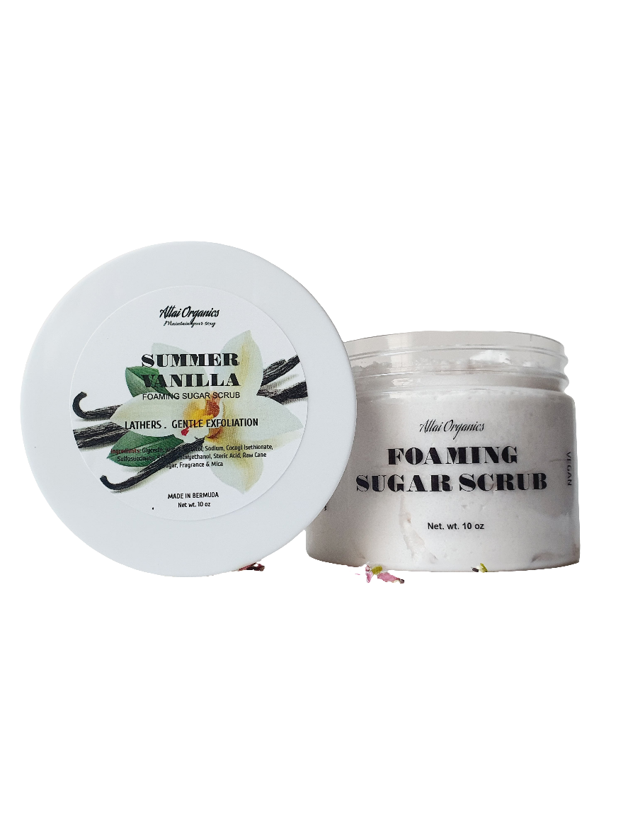 ' Summer Vanilla ' Foaming Sugar Scrub