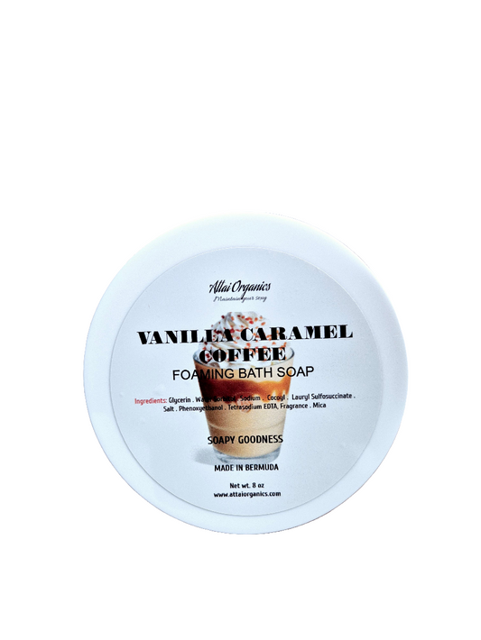 ' Vanilla Caramel Coffee ' Foaming Bath Soap