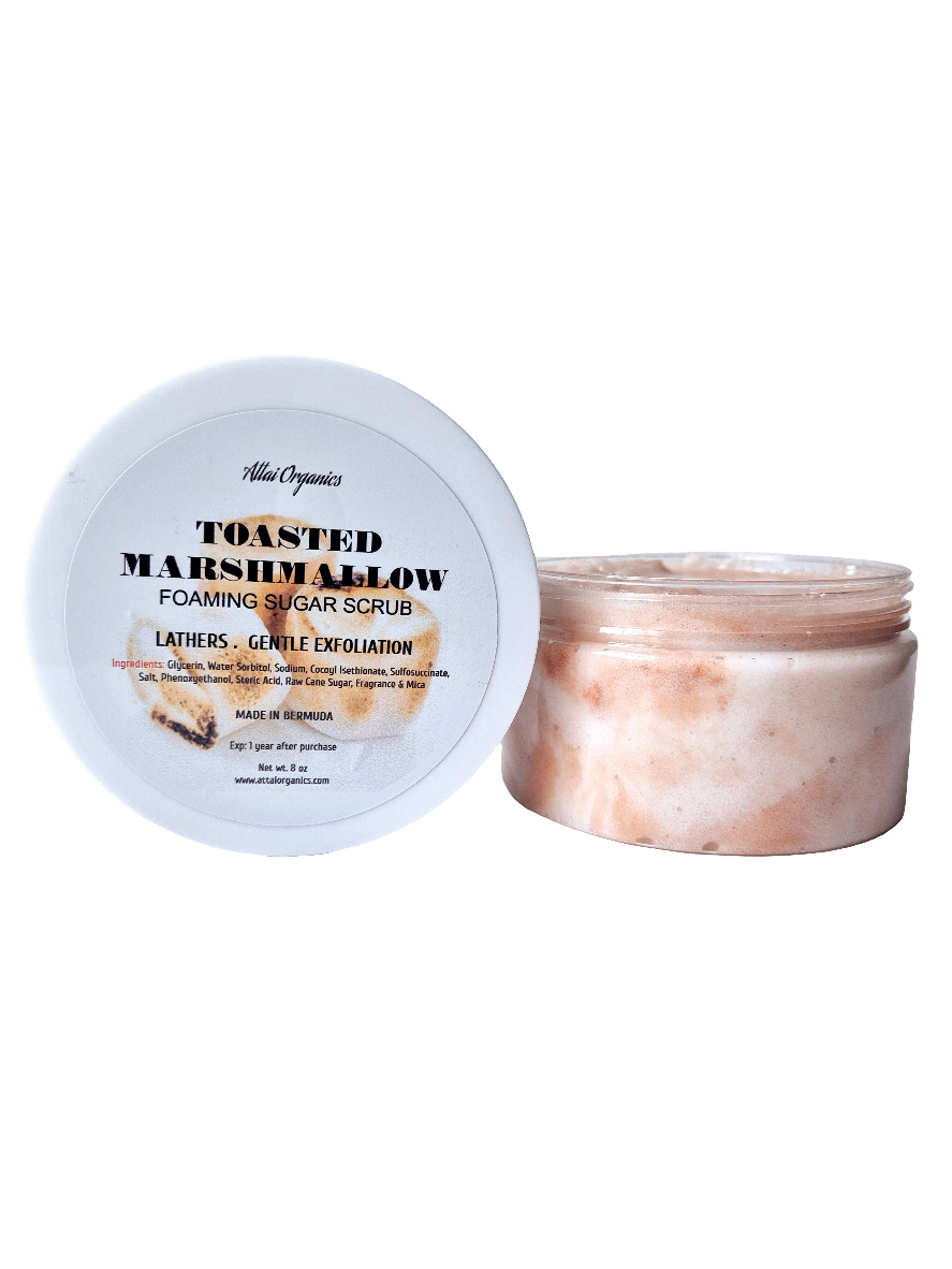 ' Toasted Marshmallow ' Foaming Sugar Scrub