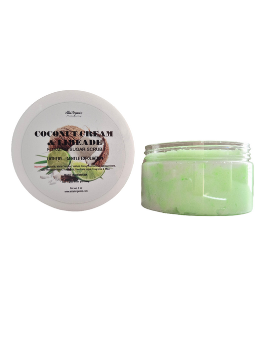' Coconut Cream & Limeade ' Foaming Sugar Scrub