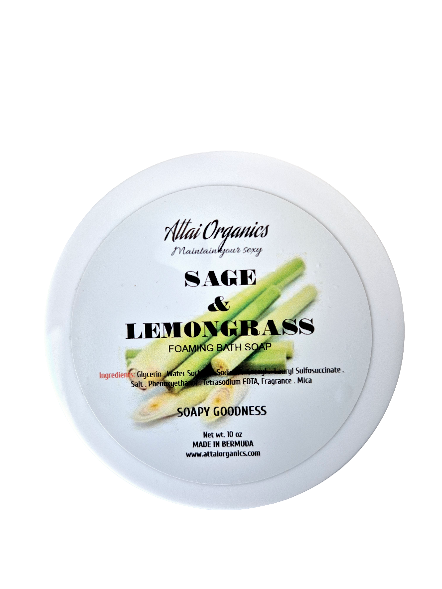 'Sage & Lemongrass’ Foaming Bath Soap