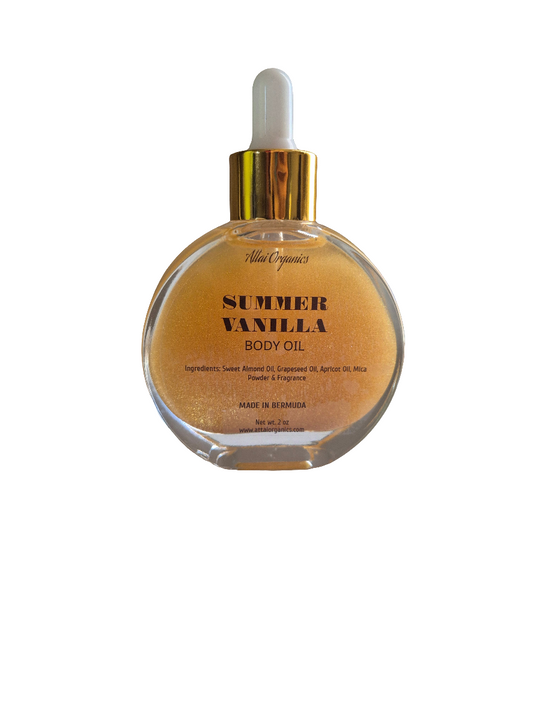 ' Summer Vanilla ' Shimmer Oil