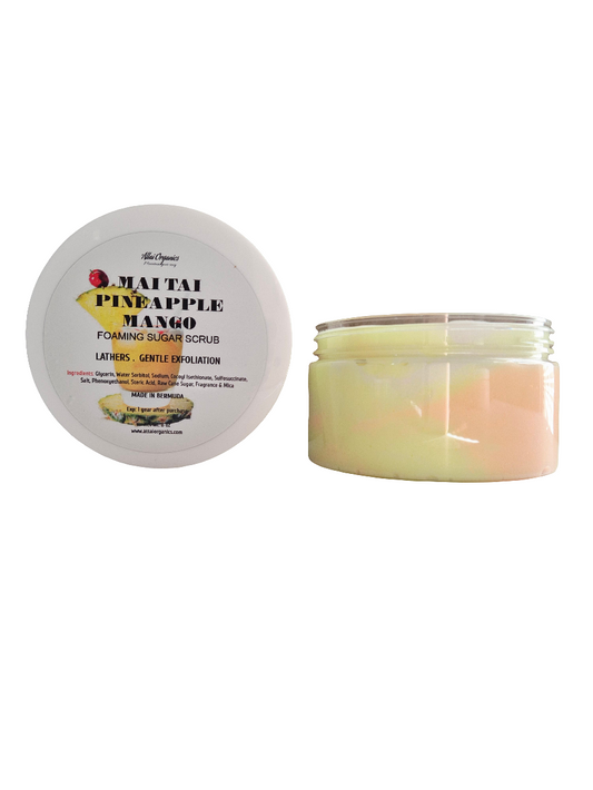 ' Mai Tai Pineapple Mango ' Foaming Sugar Scrub