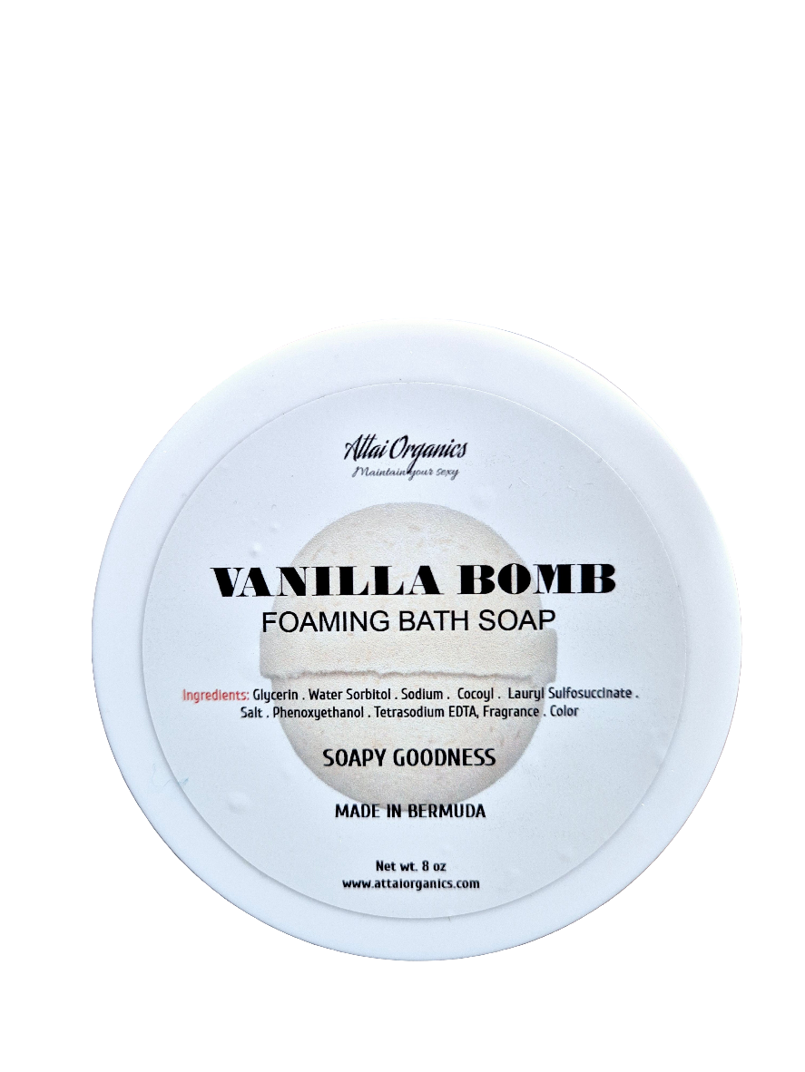 ' Vanilla Bomb ' Foaming Bath Soap