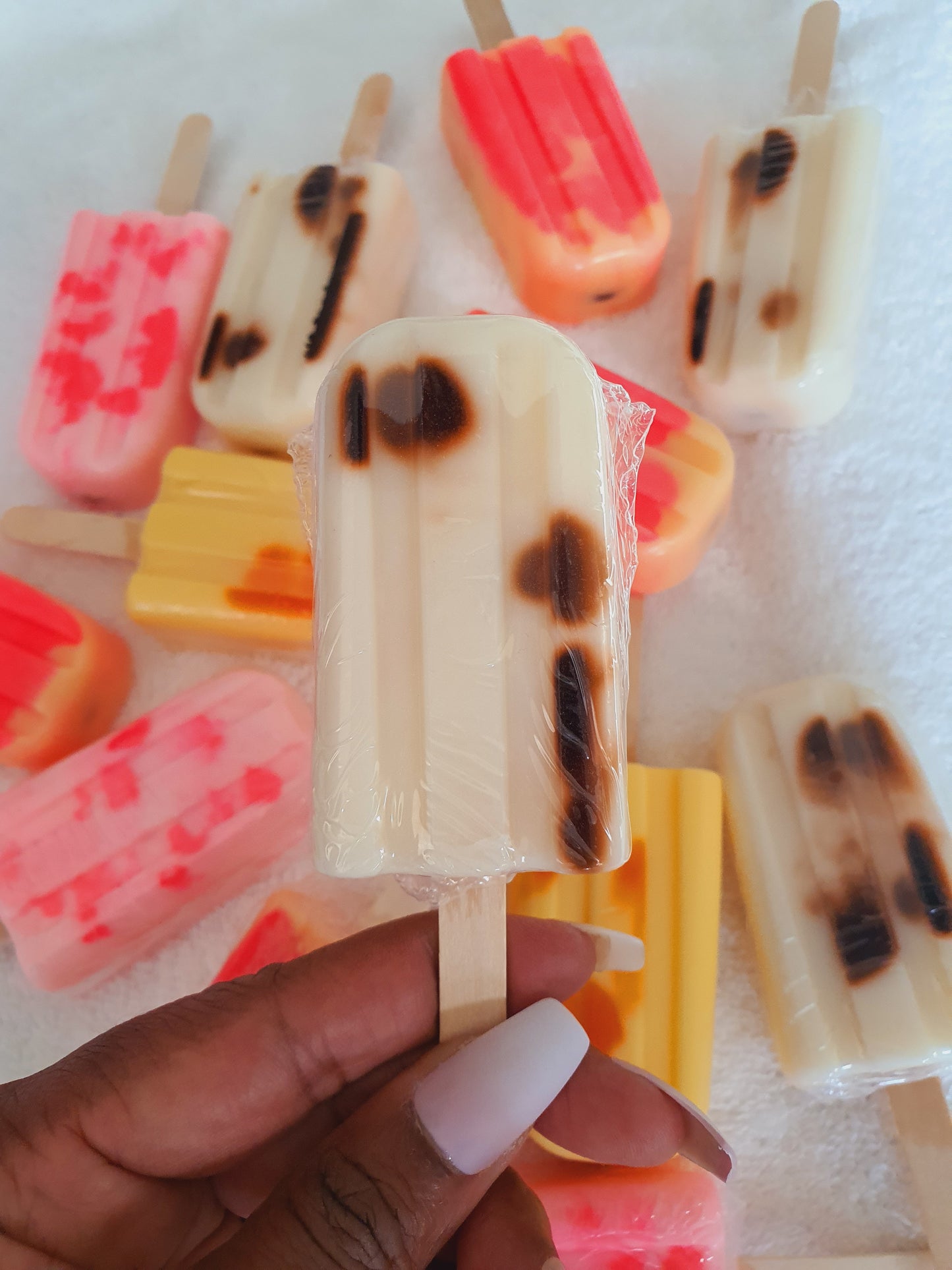 Vanilla Ice Cream Popsicle Soap